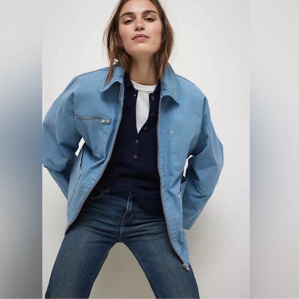 NWT Free People Easy Does It Canvas Jacket